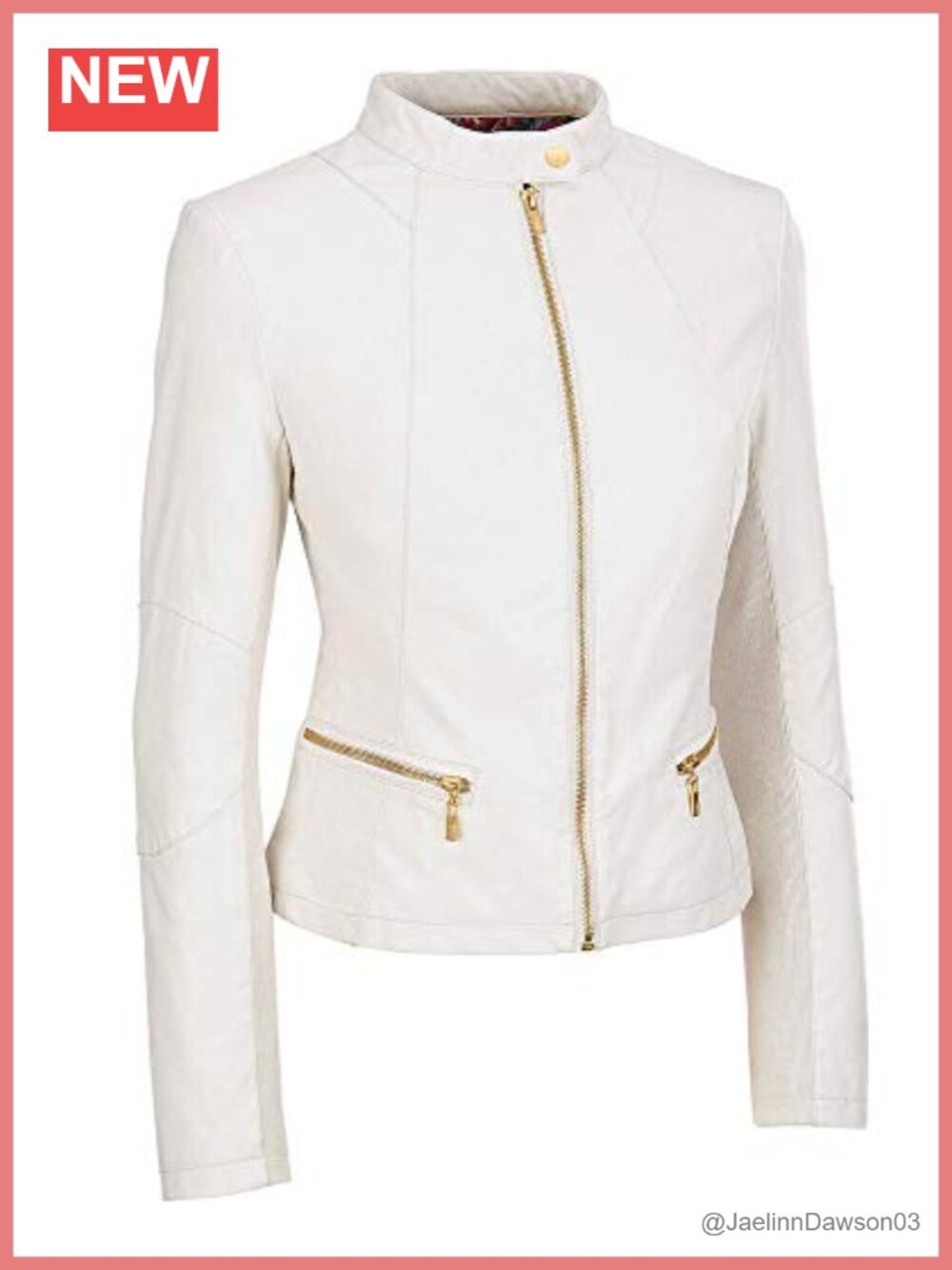 Lambskin Leather Bomber Biker Jacket Slim Fit Zip Casual Winter Coat